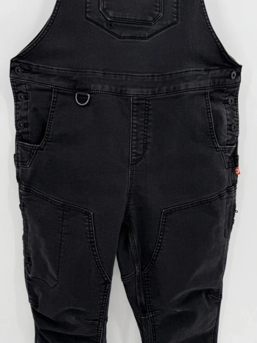 Dovetail Workwear Freshley Hotswap Thermal Denim Overalls - Black - 14x30 - Picture 7 of 9